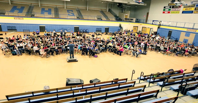 I played at a Huge concert called Mass Band (for band people we call it Mass Mess)