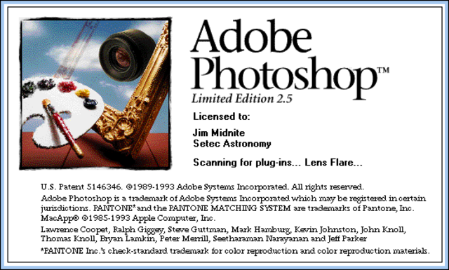 Photoshop 2.5 (1992)