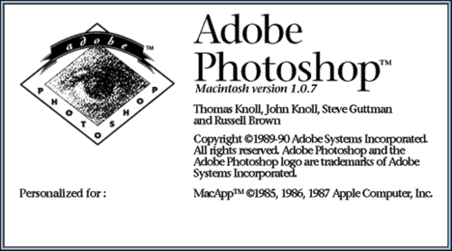 Photoshop 1.0