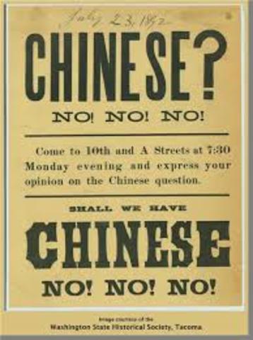 Chinese Exclusion Act of 1882