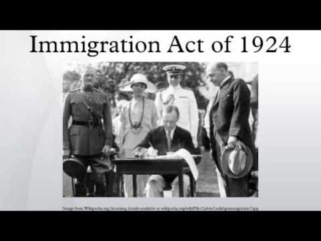Immigation Act of 1924