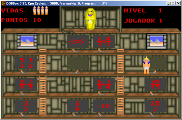 Juego-Matica "La Momia"