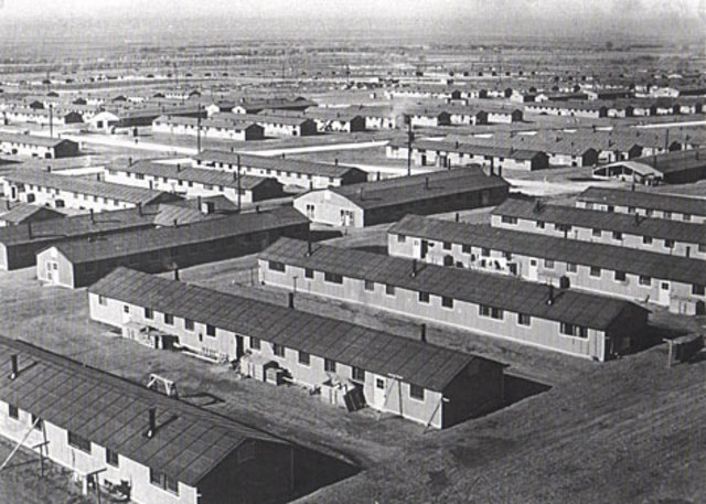 The internment of Japanese Americans during WWII