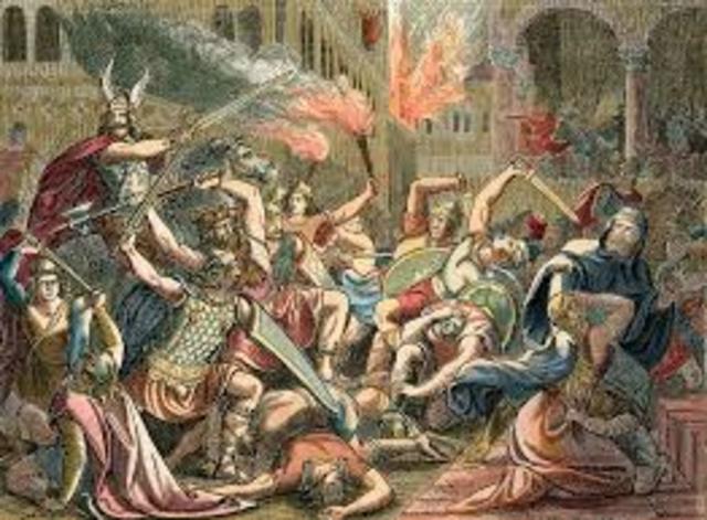 Early Christian & Roman : The Sacking of Rome