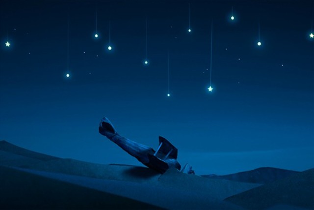 Antoine tuvo una avería en el desierto de Sahara el motor de su avión se estropeo