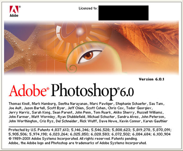 Feb 11, 2000 Photoshop 6.0 ✳