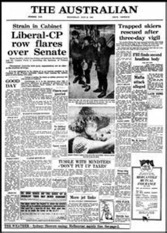 First newspaper is published