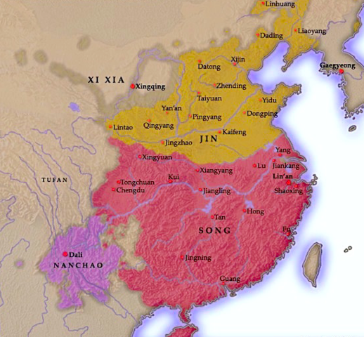 1214 – Genghis Khan moved into Jin Empire