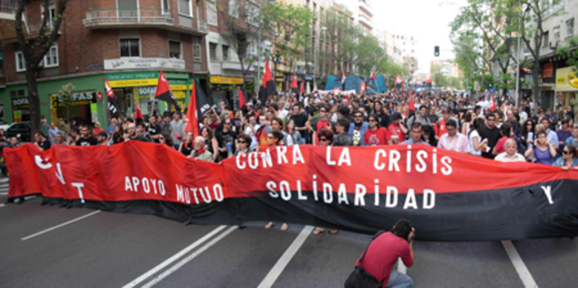 CNT - Manifestacion crisis