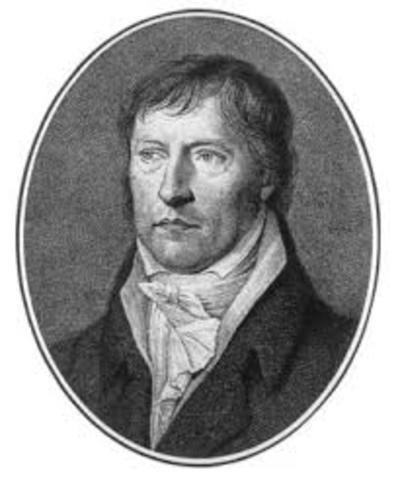 G.F.W. Hegel (1770-1831)