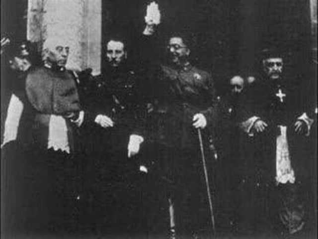 Italy: Fascism counted on the Catholic support.