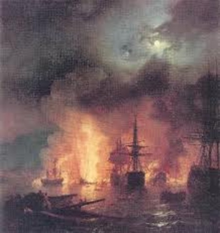 Οι Οθωμανοί χάνουν την Κριμαία και τον έλεγχο της Μαύρης Θάλασσας από τους Ρώσους