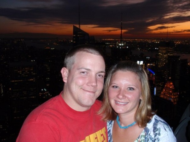 My parents got married.