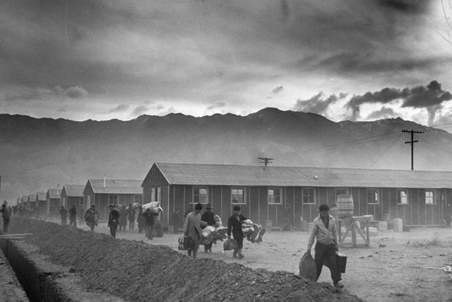 The internment of Japanese Americans during WWII