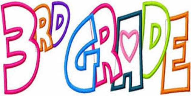 At this time I'm in Third Grade