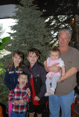 Grandpa Glen comes for visit