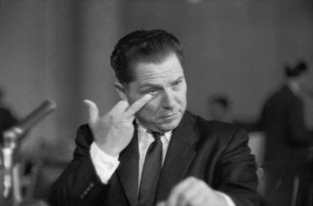 Jimmy Hoffa arrested by FBI