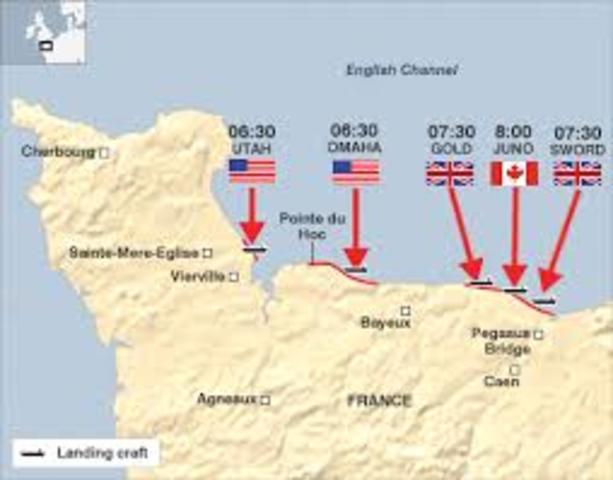 D-Day invasion to begin the liberation of Western Europe