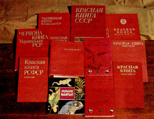 Первое издание Красной книги МСОП