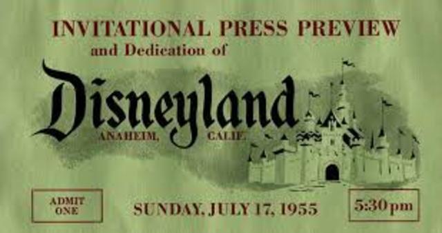 Disneyland opens