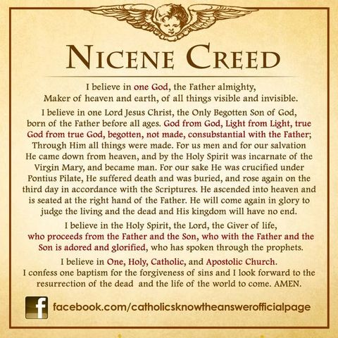 Early Christian and Rome: Nicene Creed