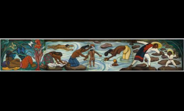 Diego Rivera, Río Juchitán, 1956.