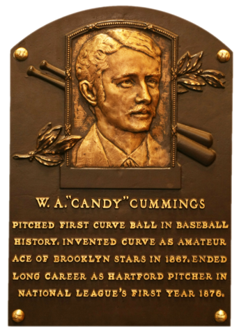 first curveball in baseball