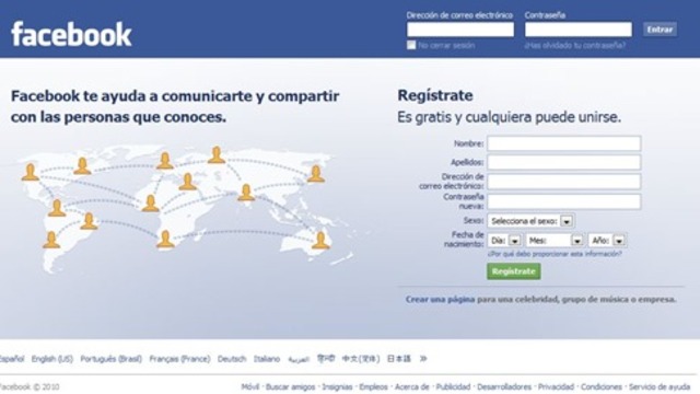 Creacion de Facebook