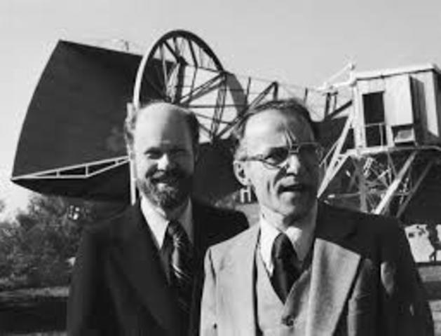Cosmic Background Radiation, Robert Woodrow Wilson and Arno Penzias
