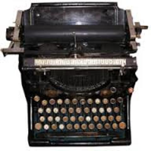 La máquina de escribir