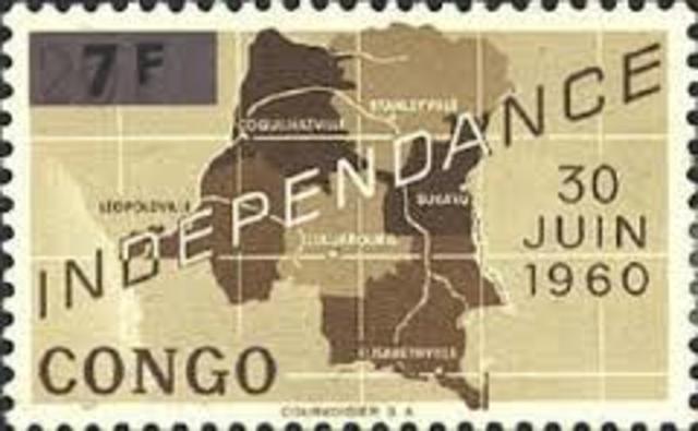 (DEC/WP) Belgian Congo gained its independence