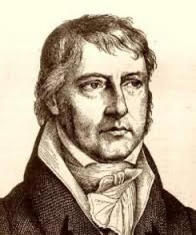 G.F.W. Hegel (1770-1831)