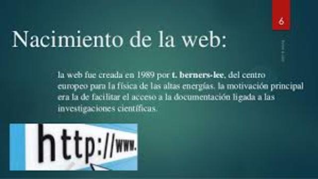 El nacimiento de la web.