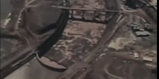 Excavación del canal de desviación terminada