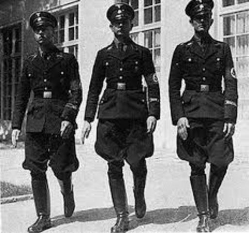 The gestapo is formed