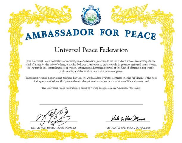 Emmajin wants to become the ambassador of peace