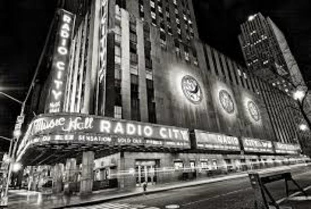 Radio City Music Hall opens