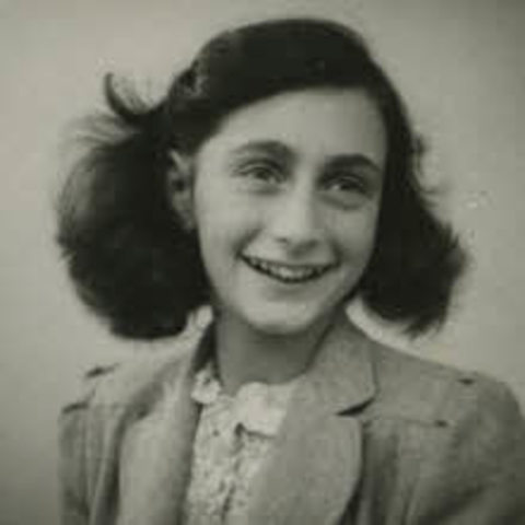 Anne Frank dies