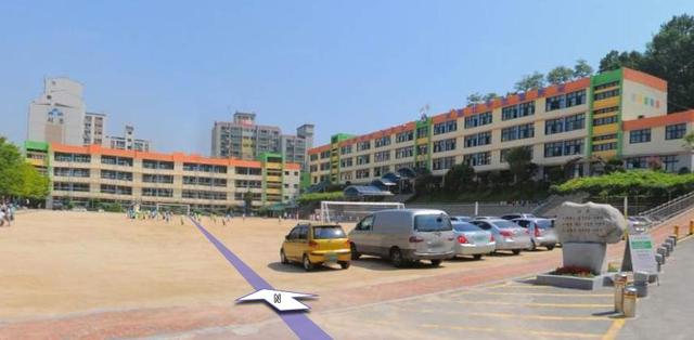 I started elementary school.