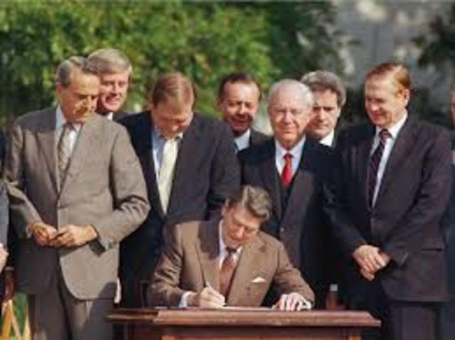 Tax Cut Legislation proposed by ronald Reagan