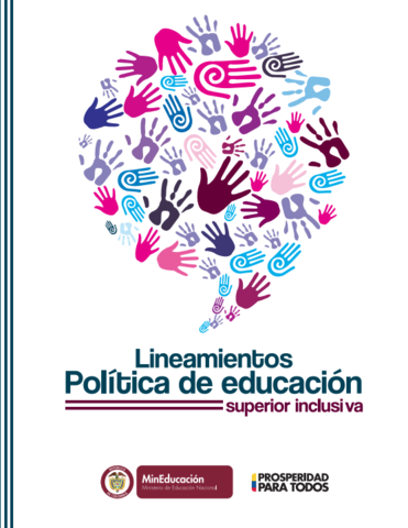 Lineamientos política de educación superior inclusiva