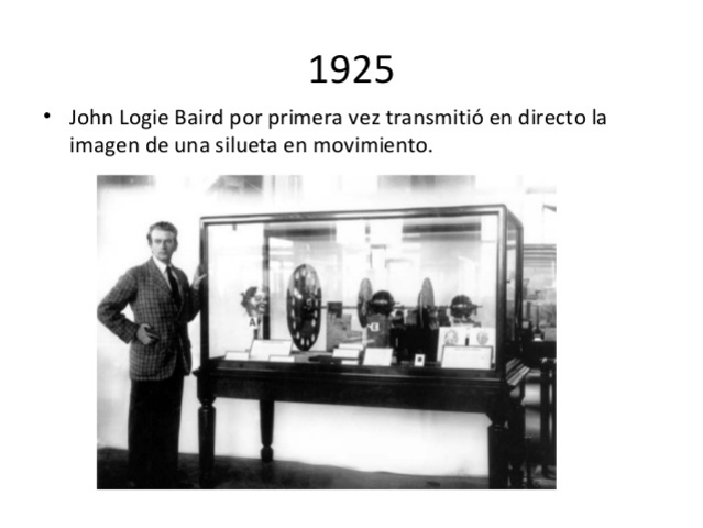 29 de septiembre de 1925  era dela television