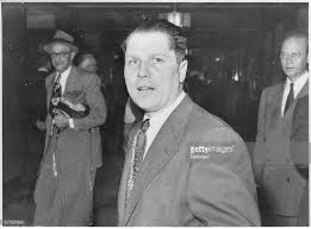 Jimmy Hoffa arrested by FBI