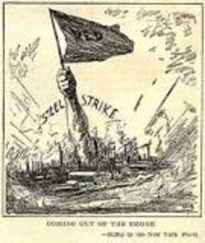 Start of Great Steel Strike