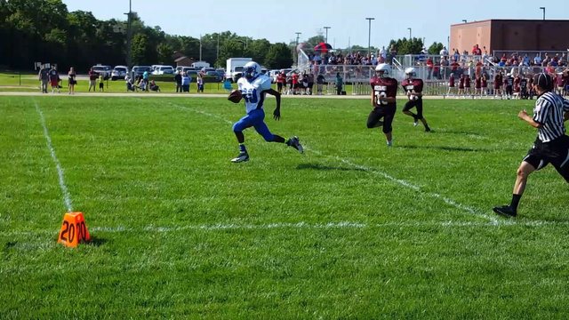 First Eighth Grade Football Game