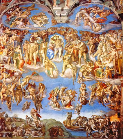 pared altar de la capilla sixtna