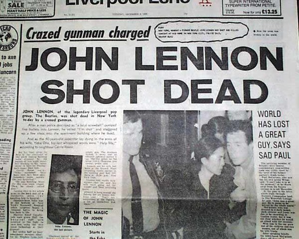 John Lennon Assassinated