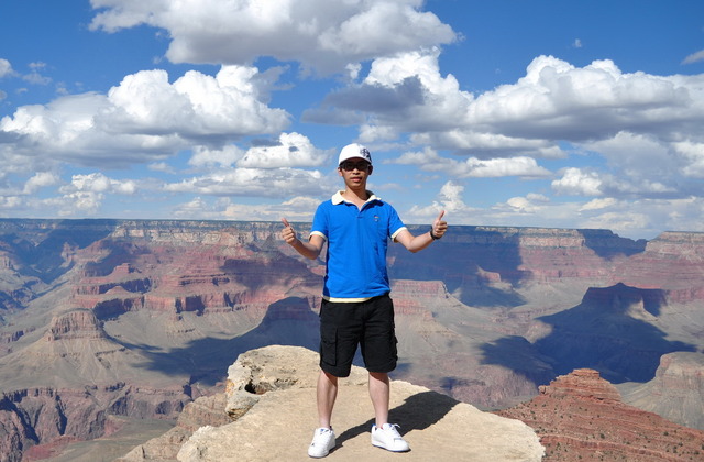I went to Grand Canyon, Las Vegas and LA.