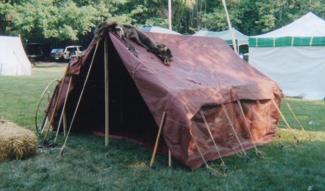 Jacob and Leah stay in a tent for seven days.