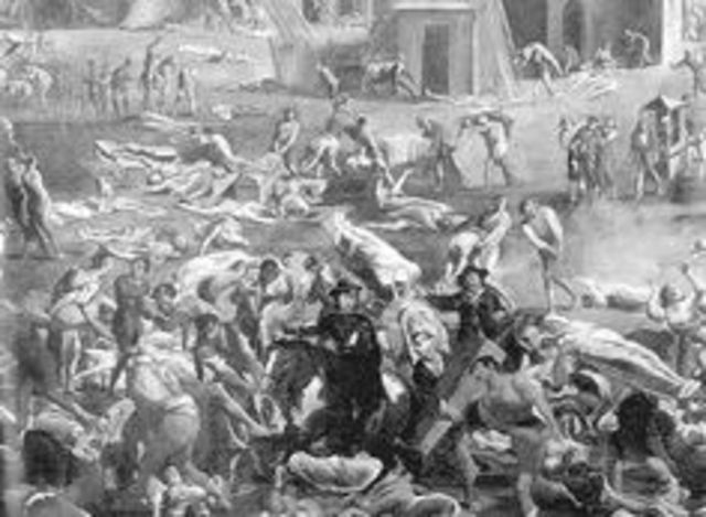 Dinah's brothers murdered all the men that lived in the palace.